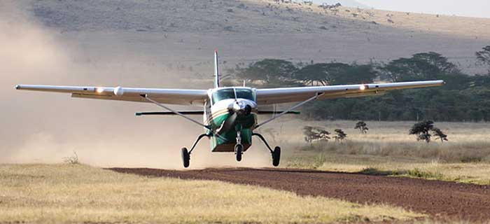 Flying in Luxury safari Kenya