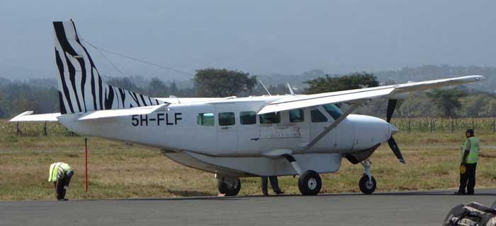 Flying safari in Kenya